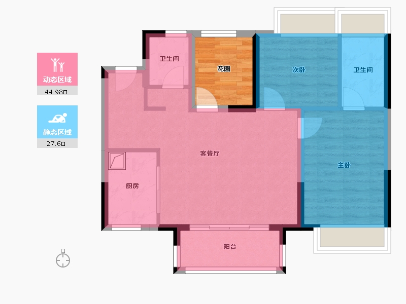 广东省-佛山市-中交白兰春晓-69.00-户型库-动静分区