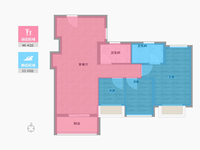 广东省-深圳市-龙湖·御湖境-71.01-户型库-动静分区