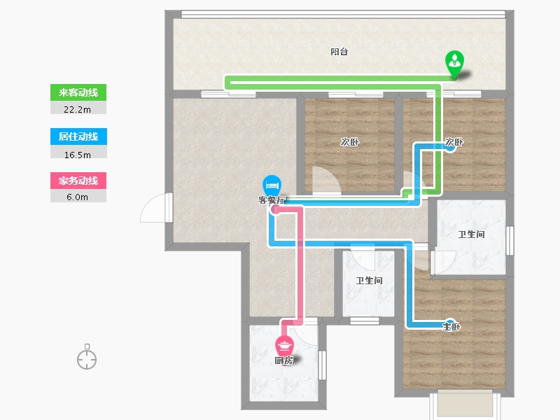 贵州省-毕节市-开元财富中心-96.01-户型库-动静线