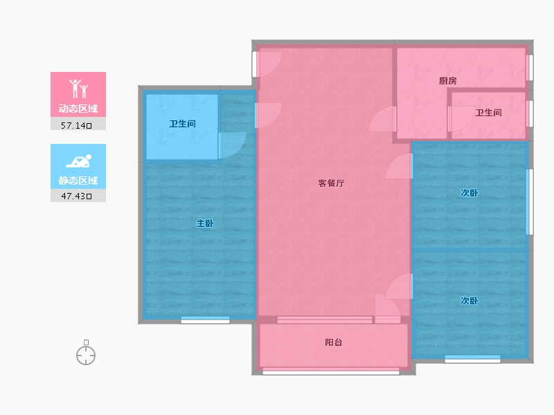 广东省-佛山市-八区小区-110.01-户型库-动静分区