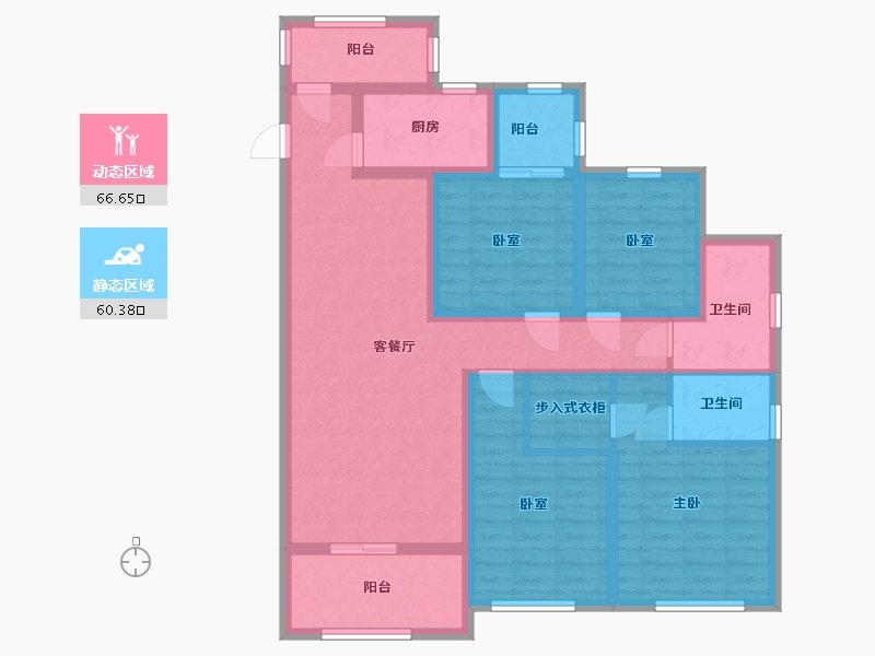 广西壮族自治区-桂林市-恒洋山水名城-112.80-户型库-动静分区