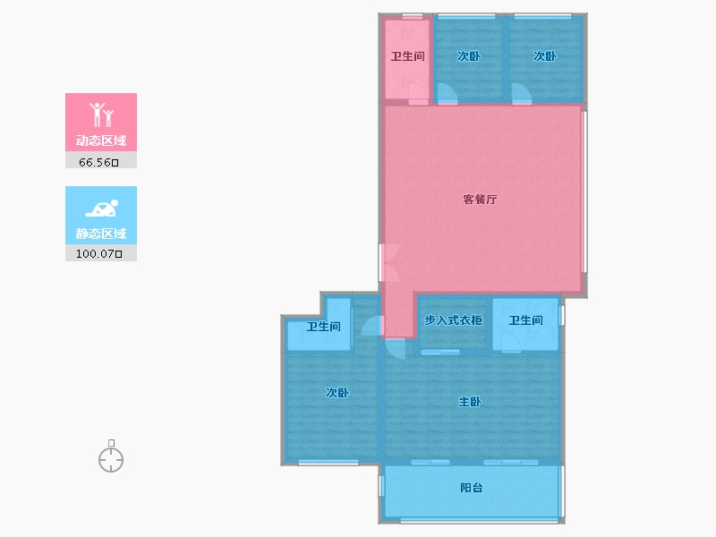 浙江省-绍兴市-天圣大越府-望园-170.00-户型库-动静分区