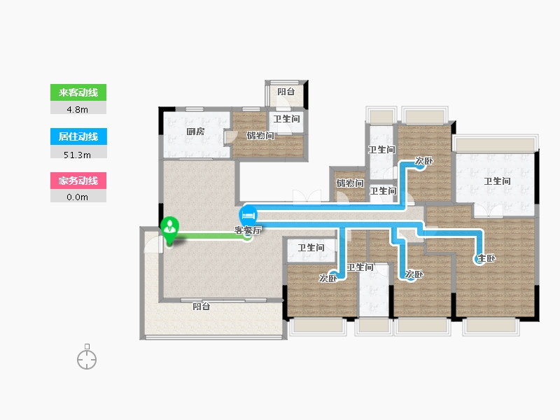 江苏省-苏州市-中信泰富玖阅-212.00-户型库-动静线