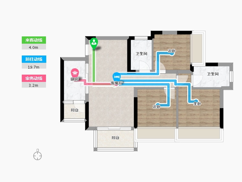 四川省-绵阳市-蜀问道-85.00-户型库-动静线