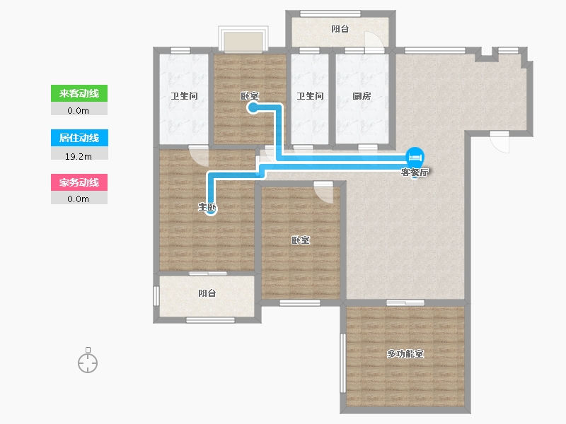 广西壮族自治区-桂林市-新城国奥小区-179.00-户型库-动静线