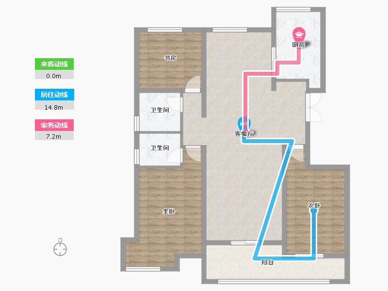 河北省-邢台市-公元城-120.00-户型库-动静线