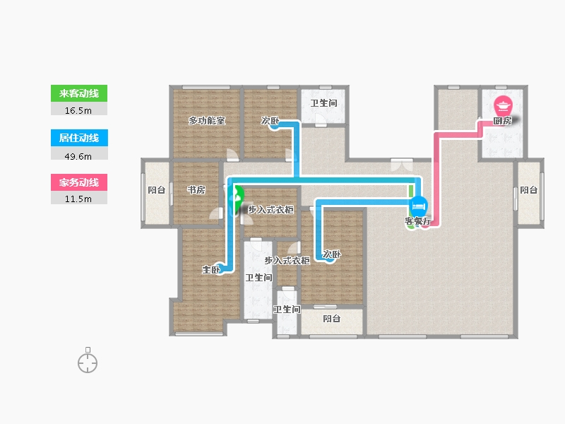 河北省-邢台市-公元城-318.49-户型库-动静线