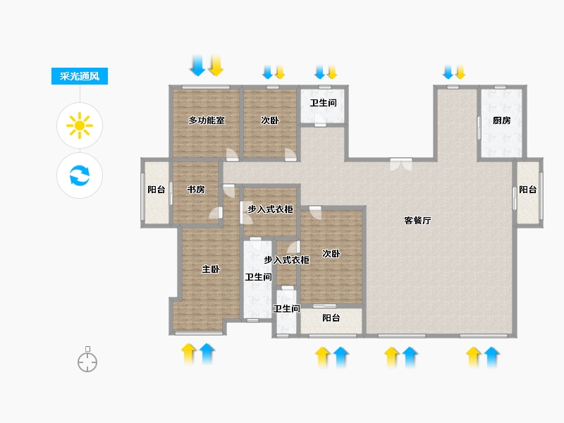 河北省-邢台市-公元城-318.49-户型库-采光通风