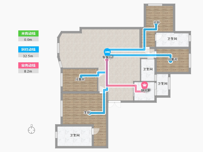 四川省-成都市-融侨望云-165.16-户型库-动静线