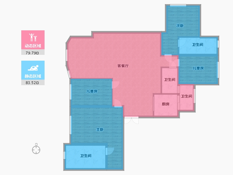 四川省-成都市-融侨望云-165.16-户型库-动静分区