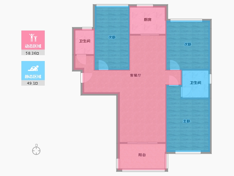 河南省-郑州市-保利文化广场-99.20-户型库-动静分区