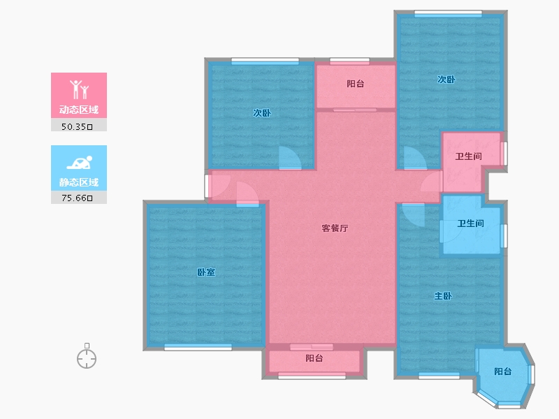 河北省-石家庄市-水印城-108.00-户型库-动静分区