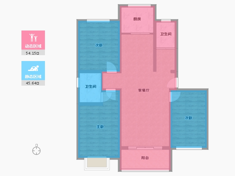 河南省-濮阳市-东湖花畔-114.00-户型库-动静分区