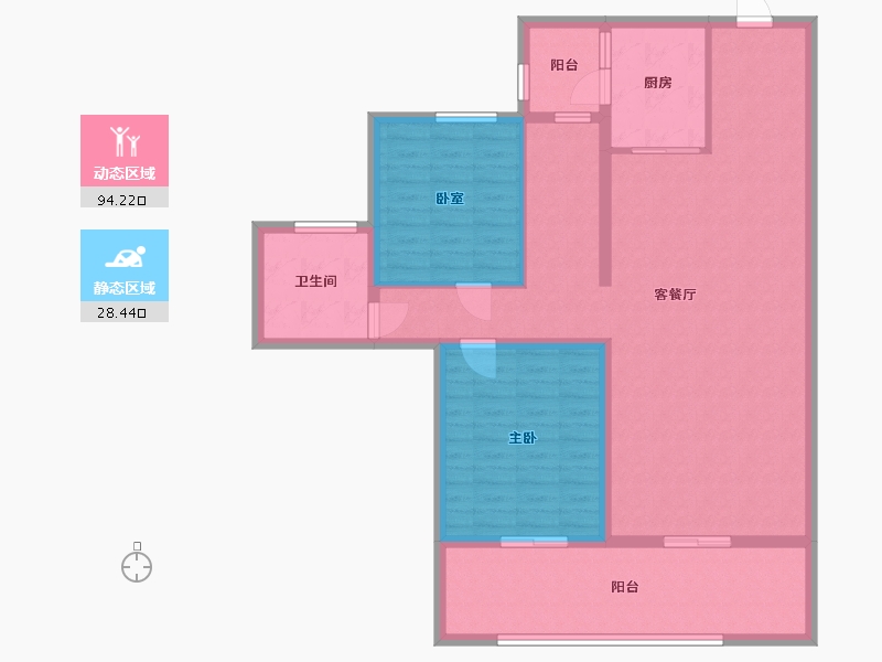 贵州省-毕节市-国林春天-110.00-户型库-动静分区