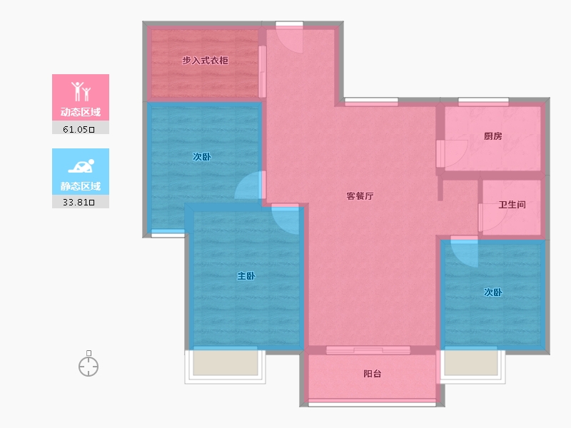 山西省-临汾市-金泽佳苑-99.20-户型库-动静分区