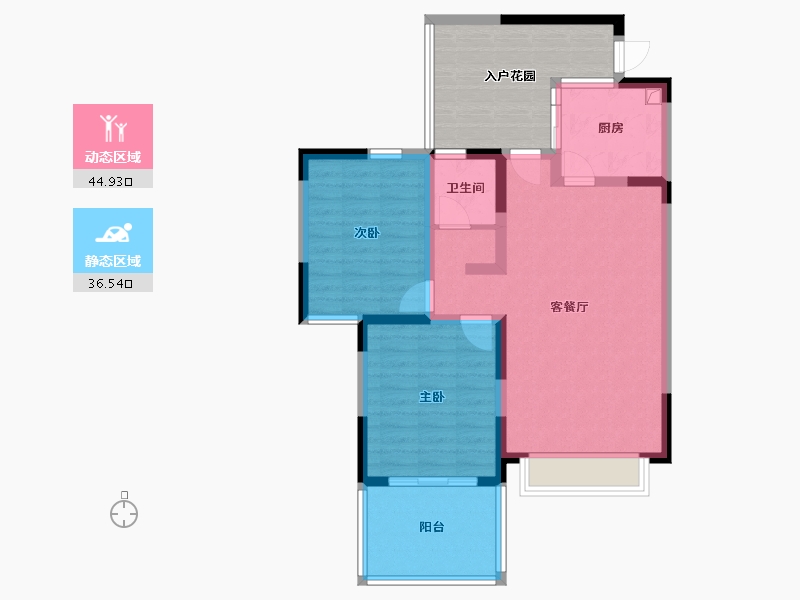 四川省-成都市-万树森林-二期-92.69-户型库-动静分区