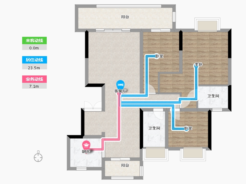 四川省-资阳市-蜀鑫江语城-105.00-户型库-动静线