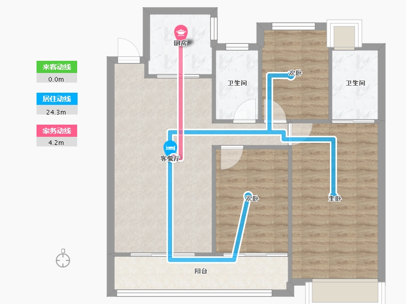 江苏省-宿迁市-石榴江南府-92.00-户型库-动静线