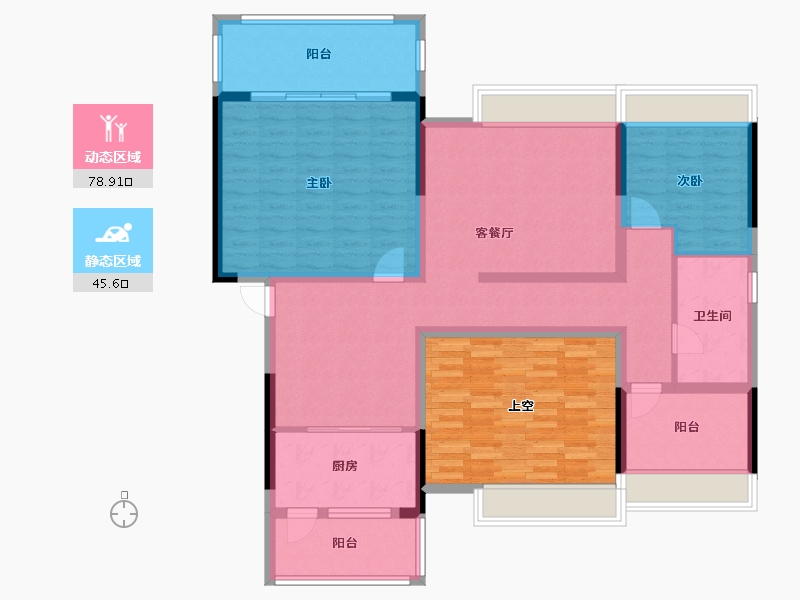 广东省-韶关市-九龙明珠-130.00-户型库-动静分区