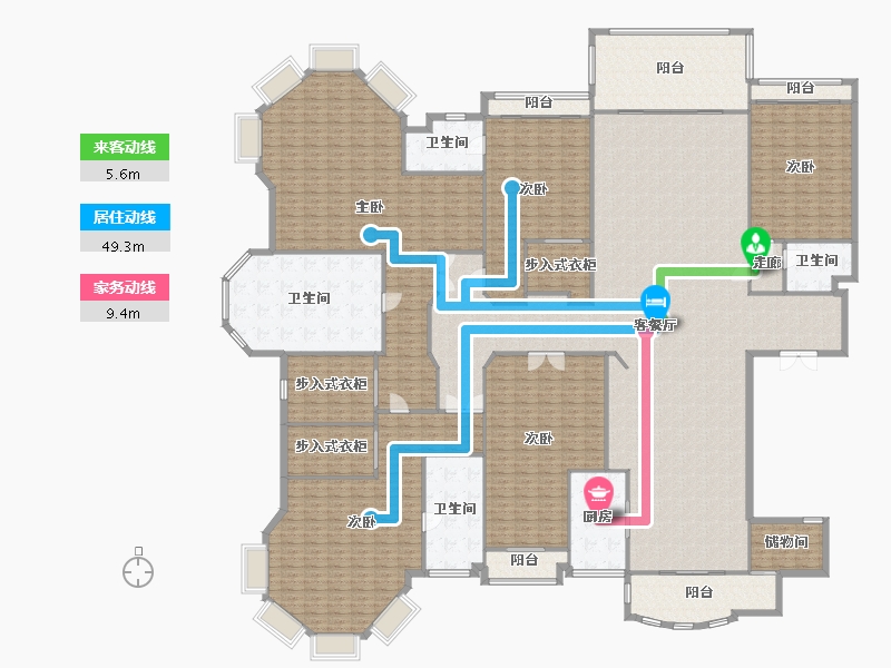 广东省-广州市-海怡半岛花园-407.50-户型库-动静线