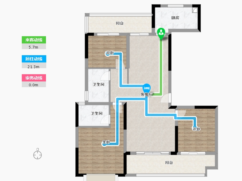 江西省-南昌市-江投中鼎璟城云府-116.72-户型库-动静线