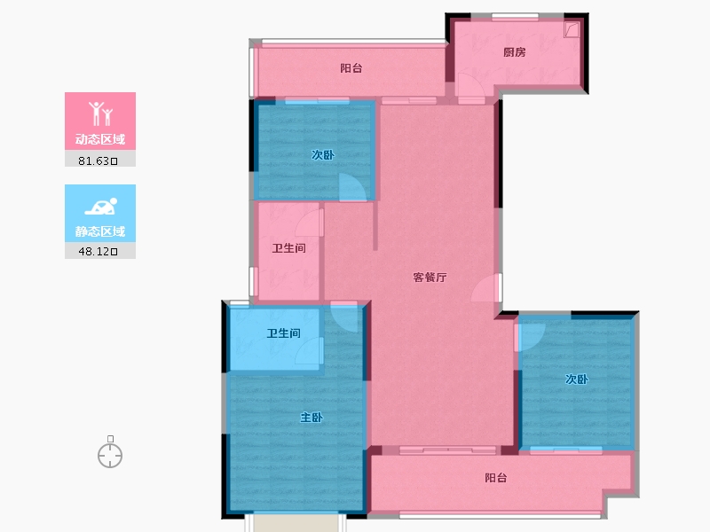 江西省-南昌市-江投中鼎璟城云府-116.72-户型库-动静分区