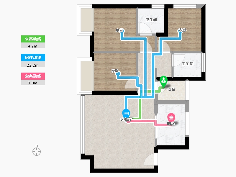 福建省-厦门市-保利中交云上-71.20-户型库-动静线