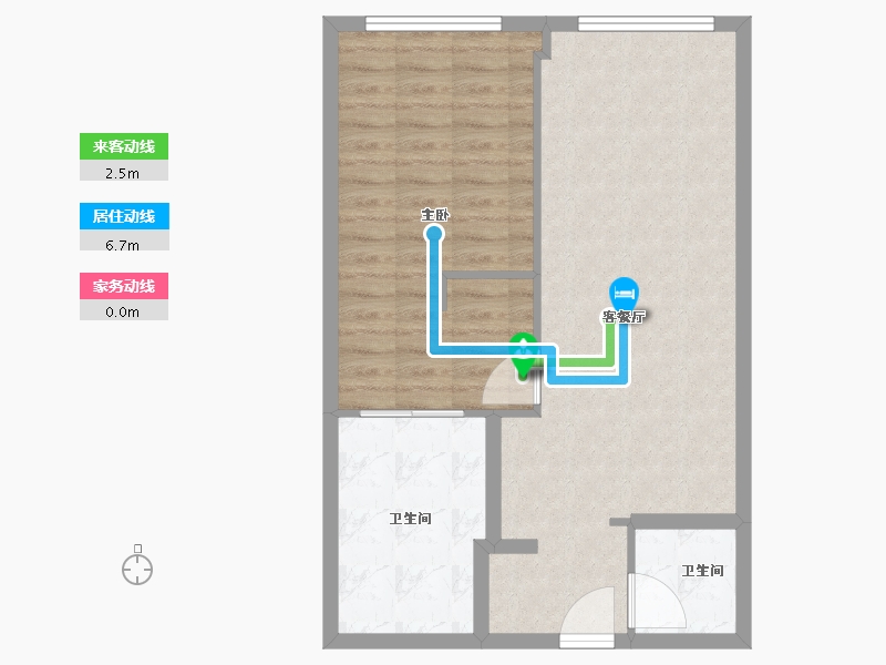 四川省-成都市-宜峰-68.00-户型库-动静线