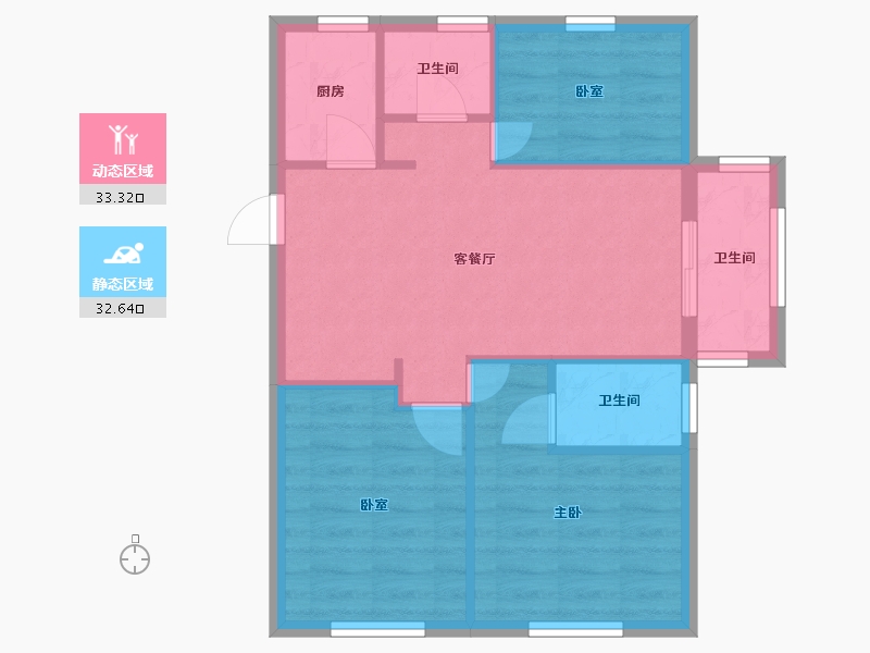 福建省-福州市-融信海纳新潮-96.00-户型库-动静分区