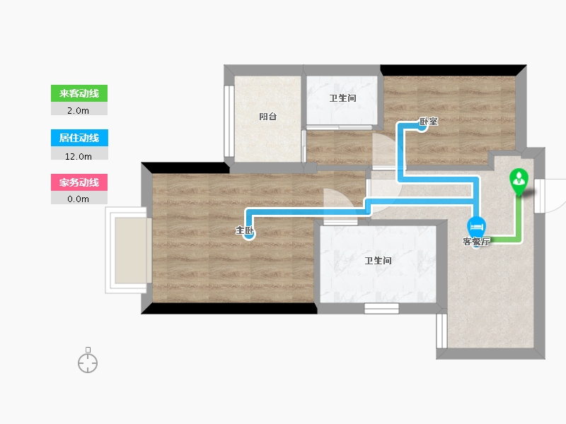 福建省-厦门市-薛岭新村-41.60-户型库-动静线