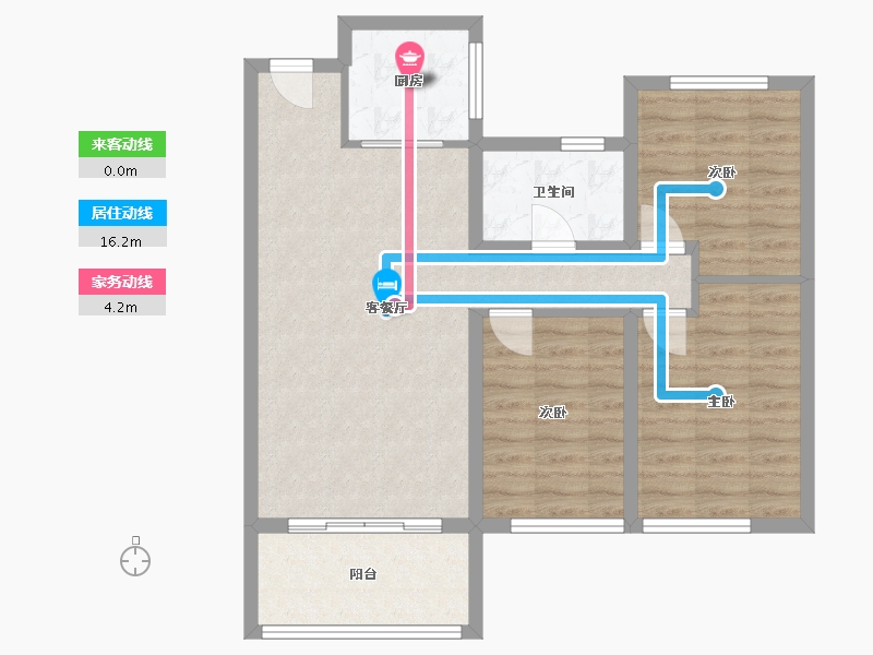 山东省-青岛市-双利城央府-81.60-户型库-动静线