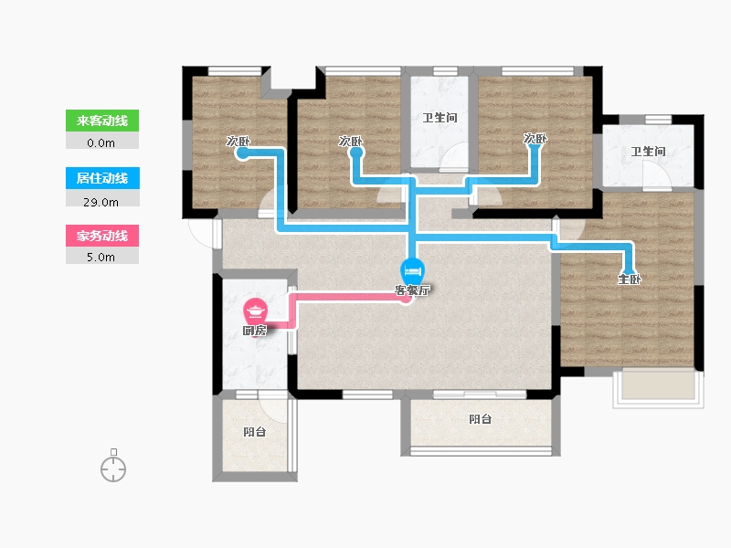 四川省-眉山市-川发芙蓉天府-103.86-户型库-动静线