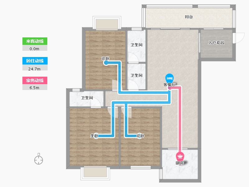 湖南省-衡阳市-财富嘉苑-118.24-户型库-动静线