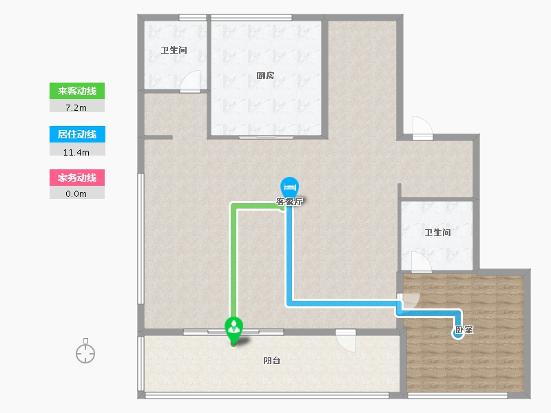 浙江省-杭州市-交控汀雨晓月里-172.00-户型库-动静线