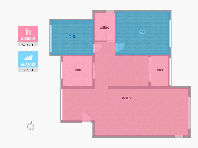 江西省-上饶市-永利滨江御景-98.00-户型库-动静分区