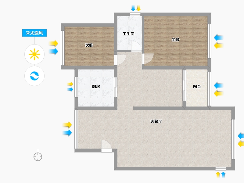 江西省-上饶市-永利滨江御景-98.00-户型库-采光通风