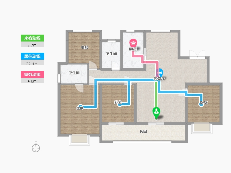 浙江省-温州市-滨江壹号-123.31-户型库-动静线