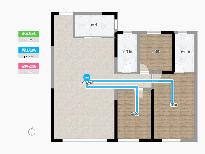 吉林省-长春市-保利天汇-108.93-户型库-动静线