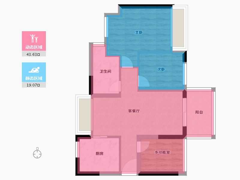 广东省-广州市-广建·云城学府-55.00-户型库-动静分区