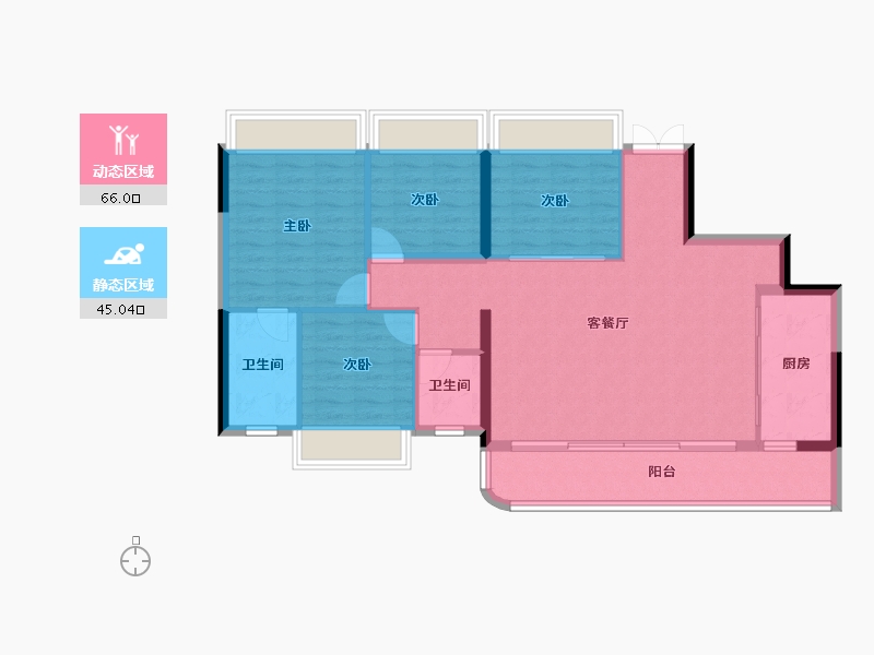 四川省-成都市-新川雅境-101.11-户型库-动静分区