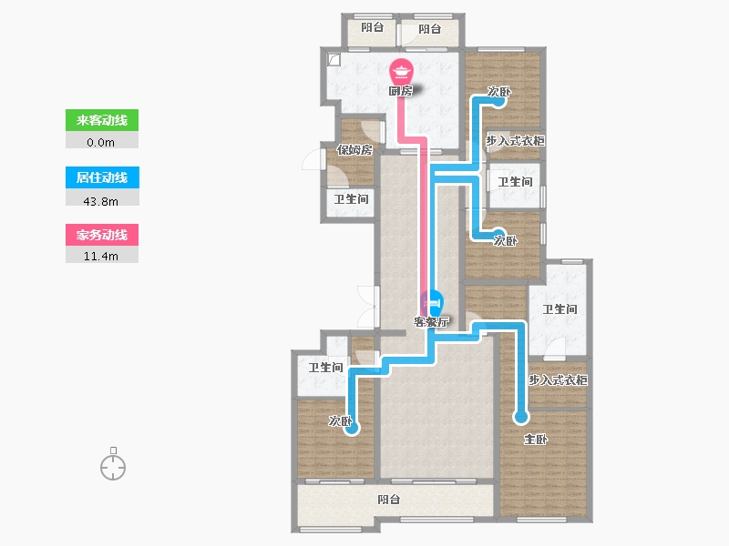 上海-上海市-融创外滩壹号院-228.00-户型库-动静线