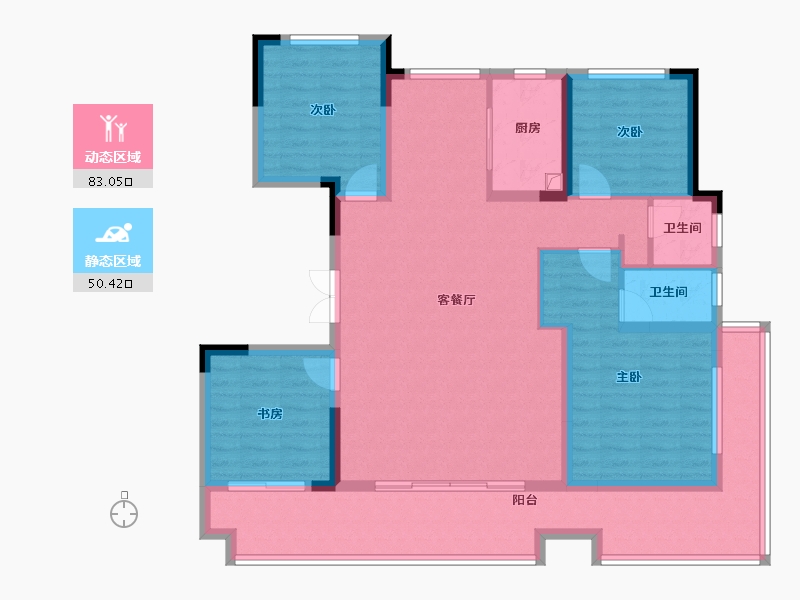 河南省-商丘市-住友·翰林府-119.20-户型库-动静分区