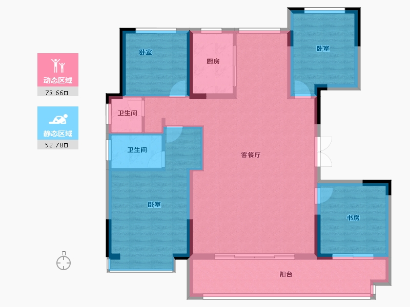 河南省-商丘市-住友·翰林府-114.40-户型库-动静分区