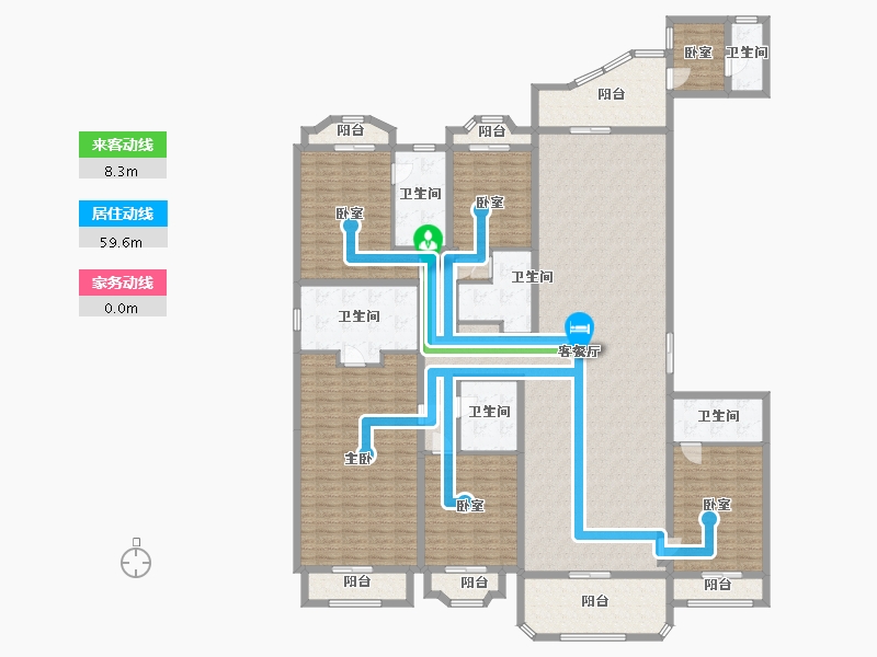 广东省-广州市-星河湾·半岛五號-259.22-户型库-动静线