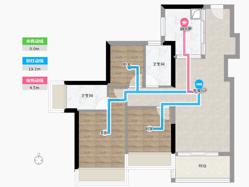 广东省-深圳市-星河盛境3期-70.44-户型库-动静线