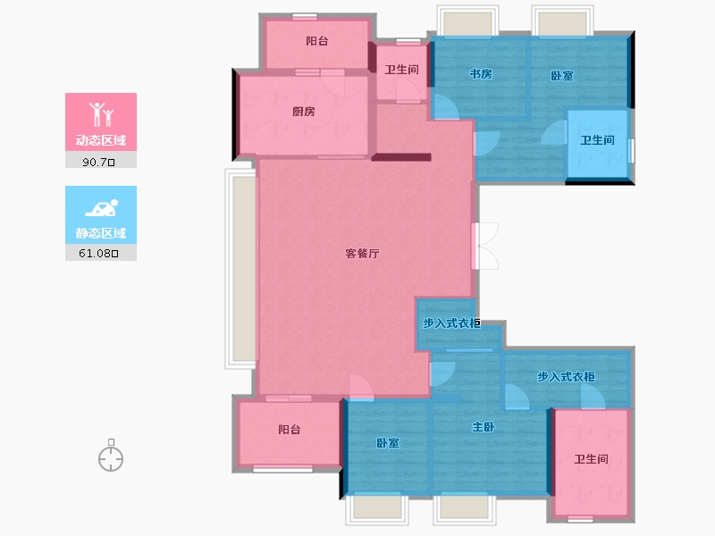 四川省-成都市-映璟-138.40-户型库-动静分区