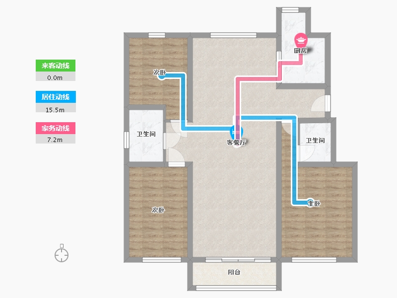 山西省-朔州市-云东花园-114.90-户型库-动静线