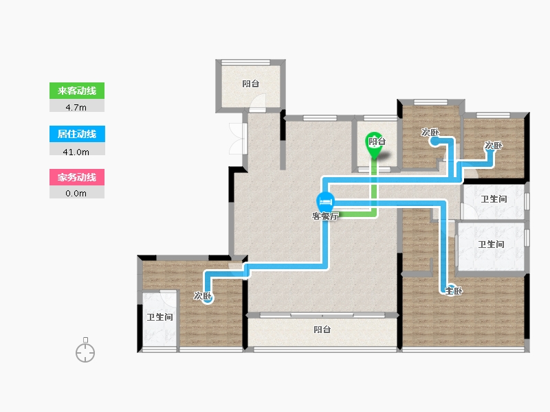 四川省-成都市-阅天府-159.13-户型库-动静线