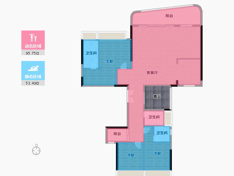 广东省-佛山市-城发·高明壹号-144.69-户型库-动静分区