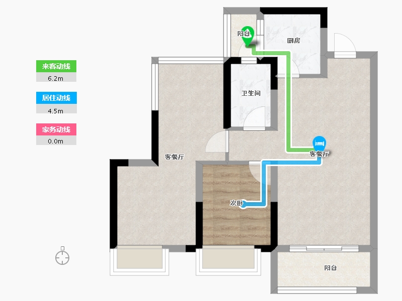 四川省-内江市-嘉宏·未来城-62.03-户型库-动静线